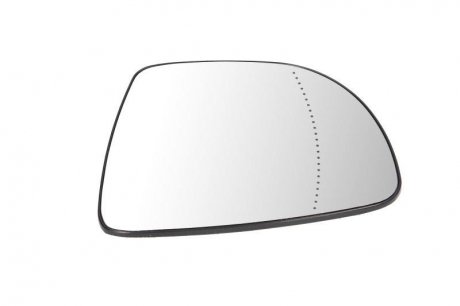 Стекло зеркала наружного левая (асферическое, обогрев, хром) RENAULT CAPTUR, CLIO, ZOE 06.12- BLIC 6102-09-2002113P (фото 1)