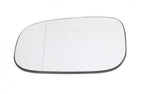 Стекло зеркала наружного левая (асферическое, обогрев, хром) VOLVO C30, C70, S60 03.04-04.10 BLIC 6102-24-2002741P (фото 1)