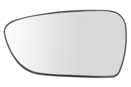 Стекло зеркала наружного левая (выпуклое, обогрев, хром) KIA CEE'D I 08.09-12.12 BLIC 6102-53-2001487P (фото 1)