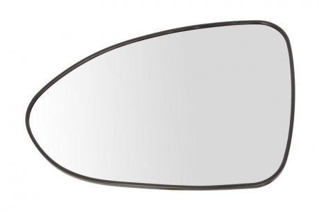 Скло дзеркала зовнішнього лівий (опукле, обігрів, хром) KIA RIO 09.11-12.16 BLIC 6102-53-2001559P