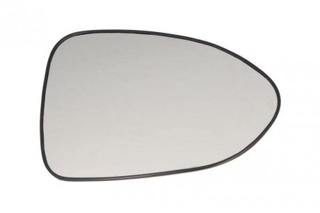 Скло дзеркала зовнішнього права (опукле, обігрів, хром) KIA RIO 09.11-12.16 BLIC 6102-53-2001560P