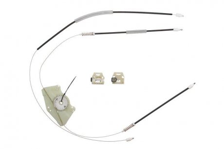 Ремкомплект стеклоподъемника передний левый (комплект, электрический) SKODA FABIA I, FABIA I PRAKTIK 08.99-03.08 BLIC 6205-43-004801P (фото 1)