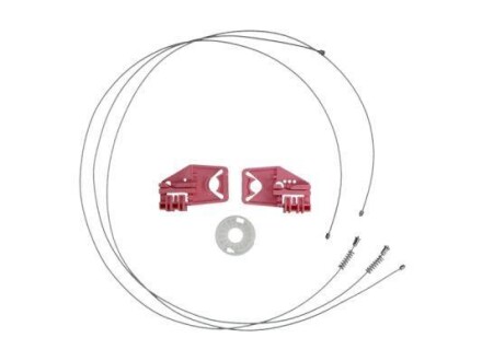 Фото автозапчасти ремкомплект стеклоподъемника передний левая (комплект) SKODA OCTAVIA II 02.04-06.13 BLIC 6205-43-006801P