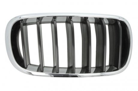 Передняя решетка правая (MOD. BASIS, хром/черный) BMW X5, X6 07.13-12.19 BLIC 6502-07-00969922P (фото 1)