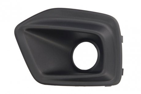 Решетка бампера передняя левая (с отверстиями для галогенных фар, пластик, черный, THATCHAM) FIAT FIORINO 04.16- BLIC 6502-07-2053913Q (фото 1)