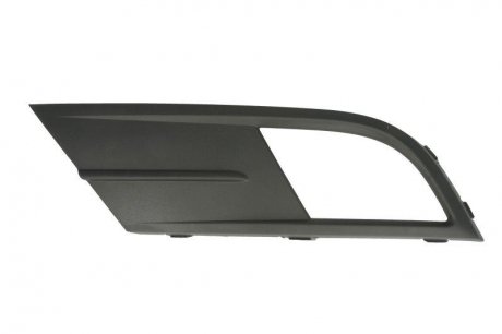 Решетка бампера передняя левая (верхн, с отверстиями для галогенных фар, пластик, черный) Volkswagen JETTA 09.14-01.18 BLIC 6502-07-9535925P