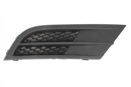 Решетка бампера передняя правая (пластик, черный) Volkswagen JETTA 09.14-01.18 BLIC 6502-07-9535926PP (фото 1)