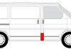 Стійка кабіни лівий/правий (нижня частина) Volkswagen TRANSPORTER T4, TRANSPORTER T4 LIFT 07.90-04.03 BLIC 6504-03-9558562P (фото 2)