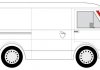 Угол кабины водителя правая (верхняя часть, стойка) Volkswagen LT 04.75-06.96 01.75-12.96 BLIC 6504-03-9560224P (фото 2)