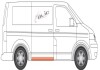 Фото автозапчастини поріг розсувних дверей права (внутрішн) Volkswagen TRANSPORTER 04.03-04.15 BLIC 6505-06-9568045P (фото 3)