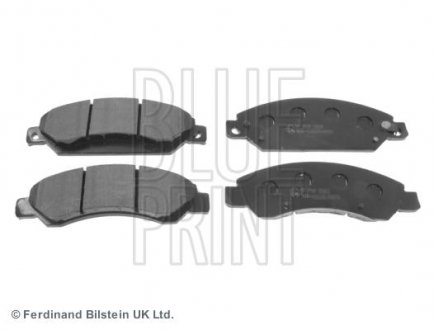 Комплект тормозных колодок передний CADILLAC ESCALADE 6.2 10.06-12.14 BLUE PRINT ADA104242