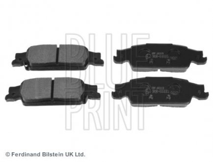 Комплект тормозных колодок задних CADILLAC CTS 2.8 03.05-12.09 BLUE PRINT ADA104250 (фото 1)