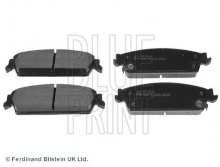 Комплект тормозных колодок задних CADILLAC ESCALADE 6.2/6.2ALK 10.06-12.14 BLUE PRINT ADA104251