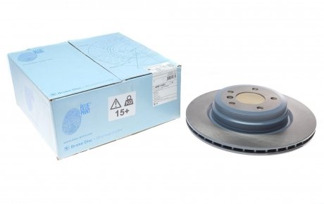 Диск тормозной (задний) BMW 3 (E90/E91/E92) 2.5-3.0/2.0-3.0 D 04-11 (336x22) (с покрытием) BLUE PRINT ADB114307 (фото 1)