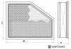 Фото автозапчастини фільтр повітряний BMW 5 (G31)/7 (G07)/X5 (G05) 3.0 16- (B57/B58) BLUE PRINT ADBP220065 (фото 3)