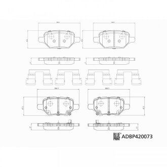 Фото автозапчасти автозапчасть BLUE PRINT ADBP420073