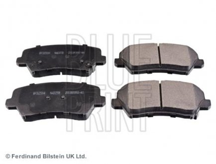 Комплект тормозных колодок передний HYUNDAI I30; KIA CEED 1.4-1.6D 11.11- BLUE PRINT ADG042178 (фото 1)