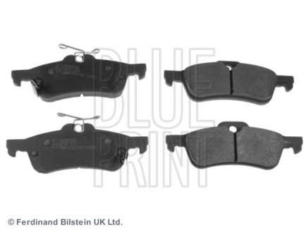 Колодки тормозные (задние) Honda Civic IX 1.4-2.2D 12- BLUE PRINT ADH24289