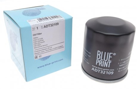 Фільтр масляний Toyota RAV4 1.8/2.0 16V 94- (h=76 mm) BLUE PRINT ADT32109