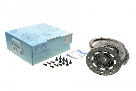 Демпфер (глухий) + комплект зчеплення Volkswagen T4 2.4D (55/57kw)/2.5TDI (65kw) 90-03 (+ вичавний) (d=227mm) BLUE PRINT ADV183086