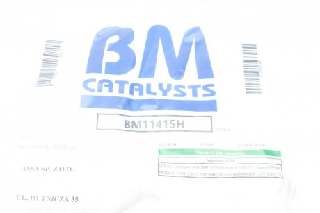 Фото автозапчасти фільтр сажевий Citroen C4/Peugeot 308 2.0HDI 04-12 (Euro 5) BM CATALYSTS BM11415H