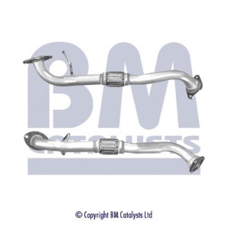 Фото автозапчастини передня вихлопна труба (;EURO 1;) TOYOTA LAND CRUISER 100 4.7 01.98-08.07 BM CATALYSTS BM50281