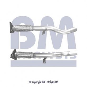 Передня вихлопна труба RENAULT GRAND SCENIC III, MEGANE, MEGANE III, SCENIC III 1.4/2.0 11.08- BM CATALYSTS BM50346