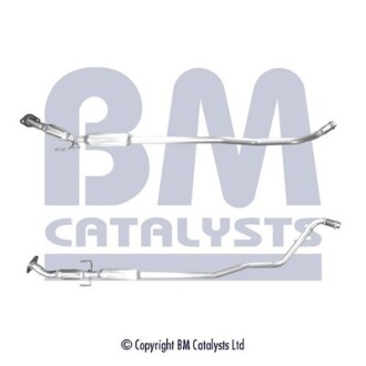 Фото автозапчасти випускна труба BM CATALYSTS BM50561