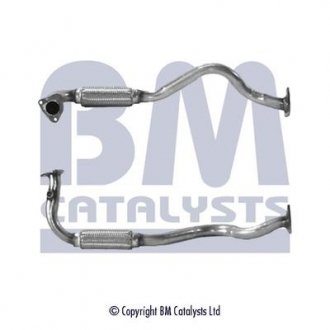 Передняя выхлопная труба FIAT BRAVA, BRAVO I 1.2 12.98-12.02 BM CATALYSTS BM70207