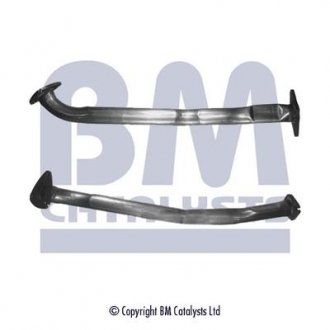 Передняя выхлопная труба FIAT STILO 1.9D 10.01-11.06 BM CATALYSTS BM70462 (фото 1)
