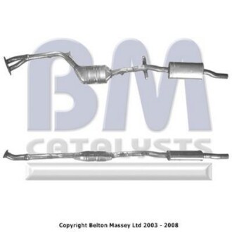 Фото автозапчастини каталізатор BM CATALYSTS BM91202H