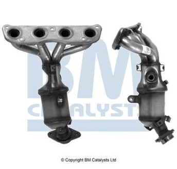 Фото автозапчасти катализатор ЕВРО 4/ЕВРО 5 NISSAN QASHQAI I, X-TRAIL II 2.0 02.07-04.14 BM CATALYSTS BM91827H