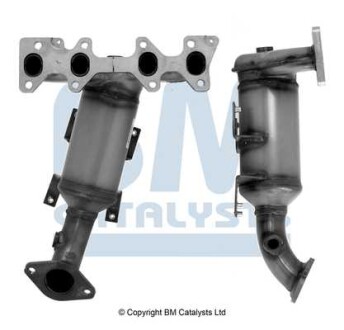 Фото автозапчастини каталізатор EURO 5/EURO 6 ALFA ROMEO MITO; FIAT GRANDE PUNTO, LINEA, PANDA, PUNTO, PUNTO EVO, QUBO 1.2/1.4/1.4CNG 06.05- BM CATALYSTS BM92270H