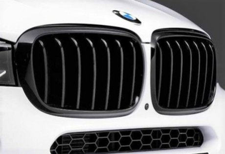 Решетка радиатора X5 F15/X6 F16 2013-, M-Performance, черная левая сторона BMW 51712334708 (фото 1)