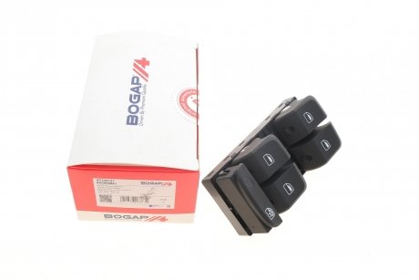 Кнопка стеклоподъемника (левый) Audi A1/Q3 10- (блок) BOGAP A7339141