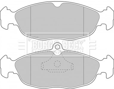 - Гальмівні колодки до дисків Vauxhall Opel (F) R90 appr. BORG & BECK BBP1424 (фото 1)