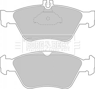 - Гальмівні колодки до дисків Mercedes C/E class 94- BORG & BECK BBP1454