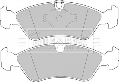 Комплект тормозных колодок, дисковый тормоз BORG & BECK BBP1474