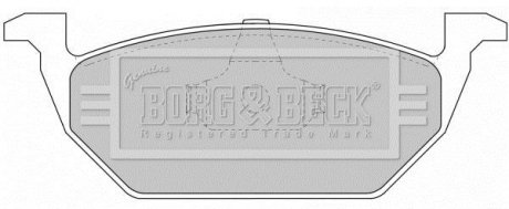 Колодки дискового тормоза BORG & BECK BBP1618