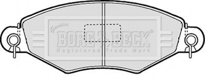 - Гальмівні колодки до дисків Peugeot 206 1998-RP08749 BORG & BECK BBP1623