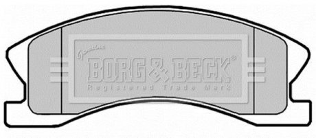 Гальмівні колодки до дисків Jeep Grand Cherokee BORG & BECK BBP2148
