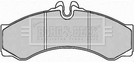 Гальмівні колодки до дисків Mercedes Sprinter 411CDi 95-06 BORG & BECK BBP2247 (фото 1)