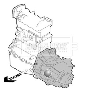 Фото автозапчасти - Опора двигуна Vauxhall Astra / Zafira 04- BORG & BECK BEM3674