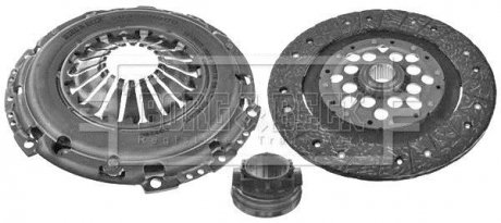 -Комплект зчеплення Діаметр (mm): 228 / Кількість зубів: 23 / з для двигунів з двомасовим маховиком// Audi A4 8E 1.9TDi 04- BORG & BECK HK2163 (фото 1)