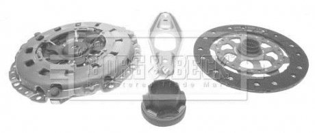 -Комплект зчеплення Діаметр (mm): 227 / Кількість зубів: 22 / з для двигунів з двомасовим маховиком// BMW 1,3,5 series 1.6/2.0 04- BORG & BECK HK2378 (фото 1)