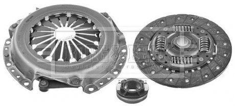 -Комплект зчеплення Діаметр (mm): 215 / з вижимним підшипником// Hyundai i20 1.4 6spd 09/08- BORG & BECK HK2725 (фото 1)