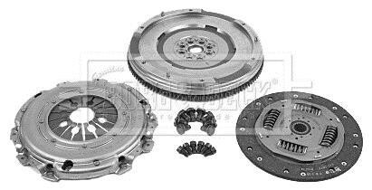 Фото автозапчастини демпфер + комплект зчеплення (переобладнання на одномасовий маховик) BORG & BECK HKF1061