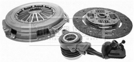 -Комплект зчеплення Діаметр (mm): 252 / з робочім циліндром// Fiat Ducato 2.3TD 06- BORG & BECK HKT1220