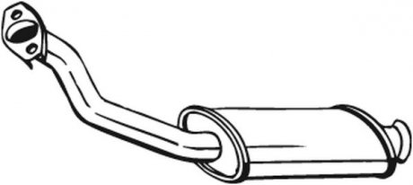 Глушник передній CITROEN BERLINGO; PEUGEOT PARTNER 1.9D 06.96-12.15 BOSAL 190-171 (фото 1)