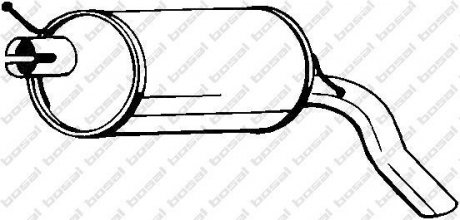 Глушник вихлопної системи задній FORD GALAXY I, GALAXY MK I; SEAT ALHAMBRA; VW SHARAN 1.9D 03.95-03.10 BOSAL 233-387 (фото 1)